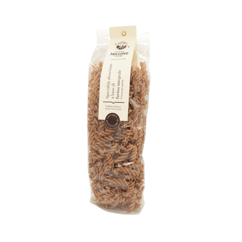 Fusilli a base di farina integrale €3,45/500 g
