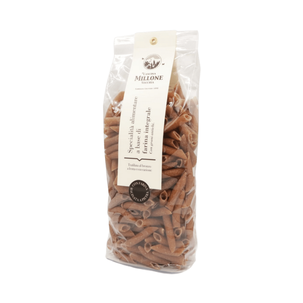 Penne a base di farina integrale € 3,45/500 g