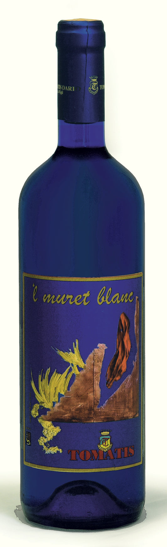 Vino 'L Muret Blanch in bottiglia da 750 ml